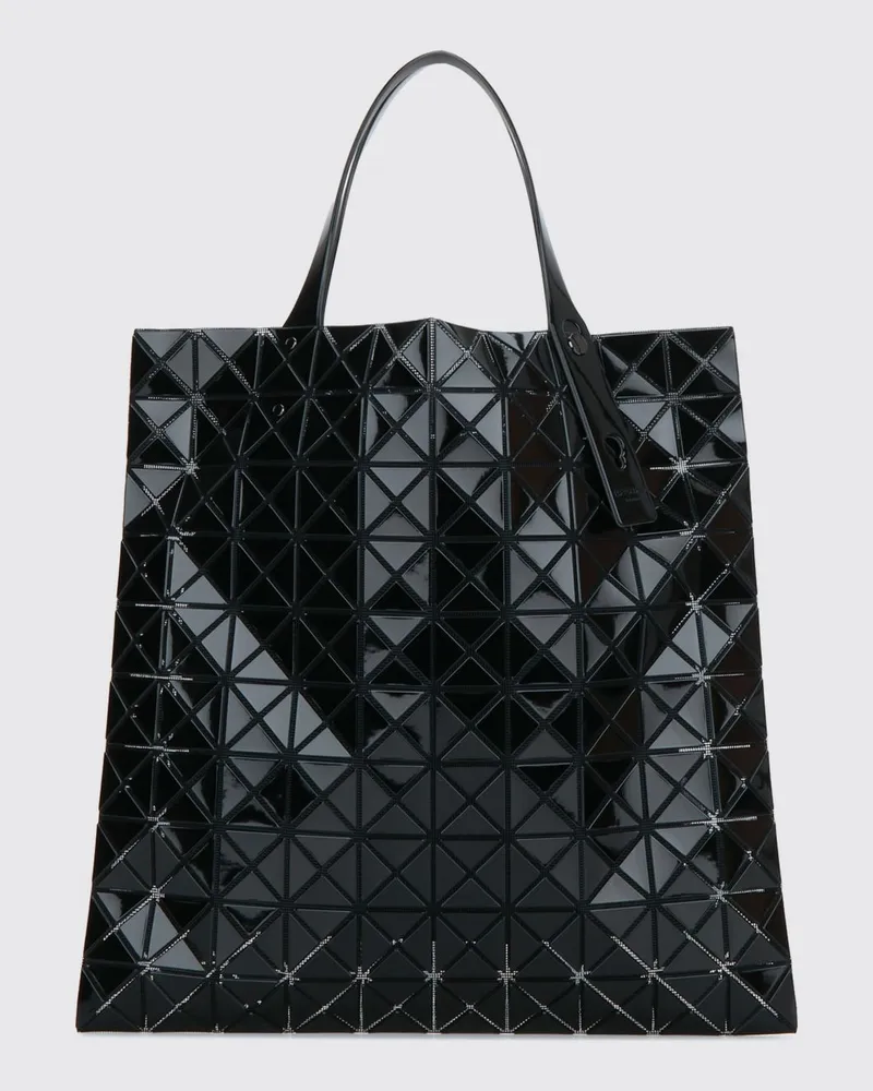 Issey Miyake Große Prism-Tragetasche aus PVC mit verstellbaren Henkeln Schwarz