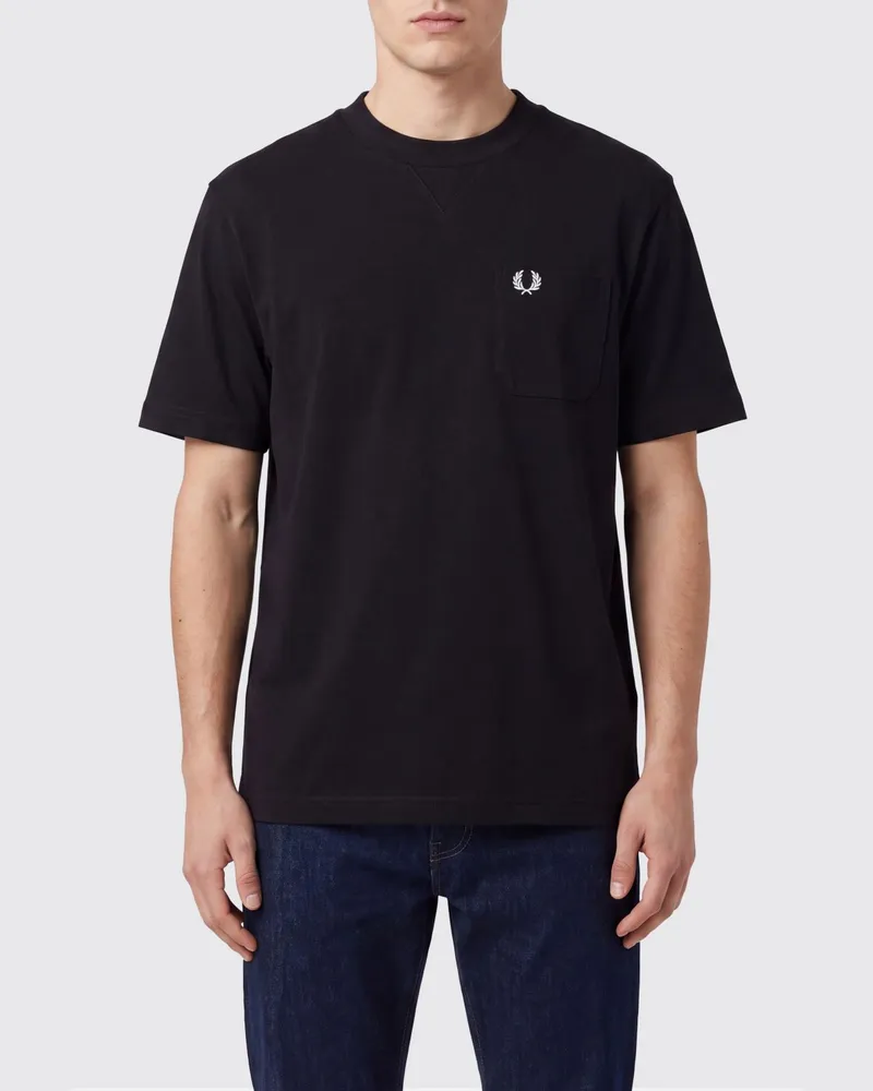 Fred Perry T-shirt herren Schwarz