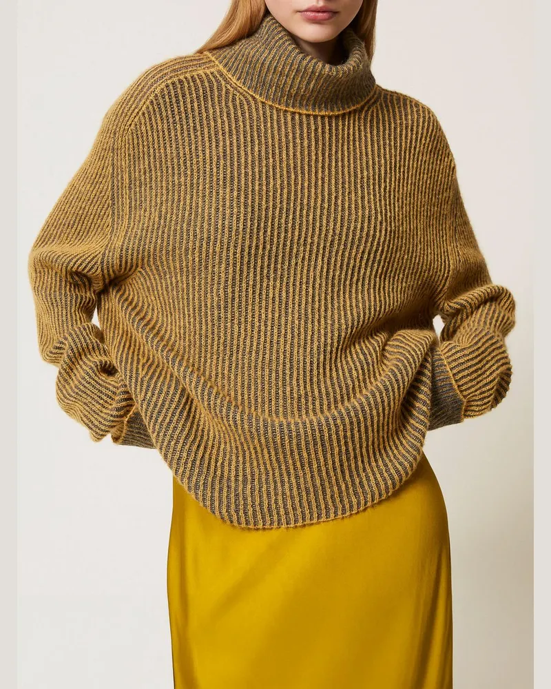 Twin-Set Top damen Ocker