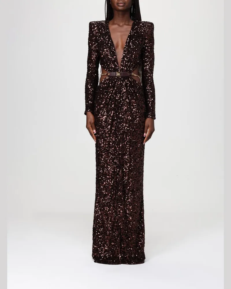 Elisabetta Franchi Kleid damen Braun