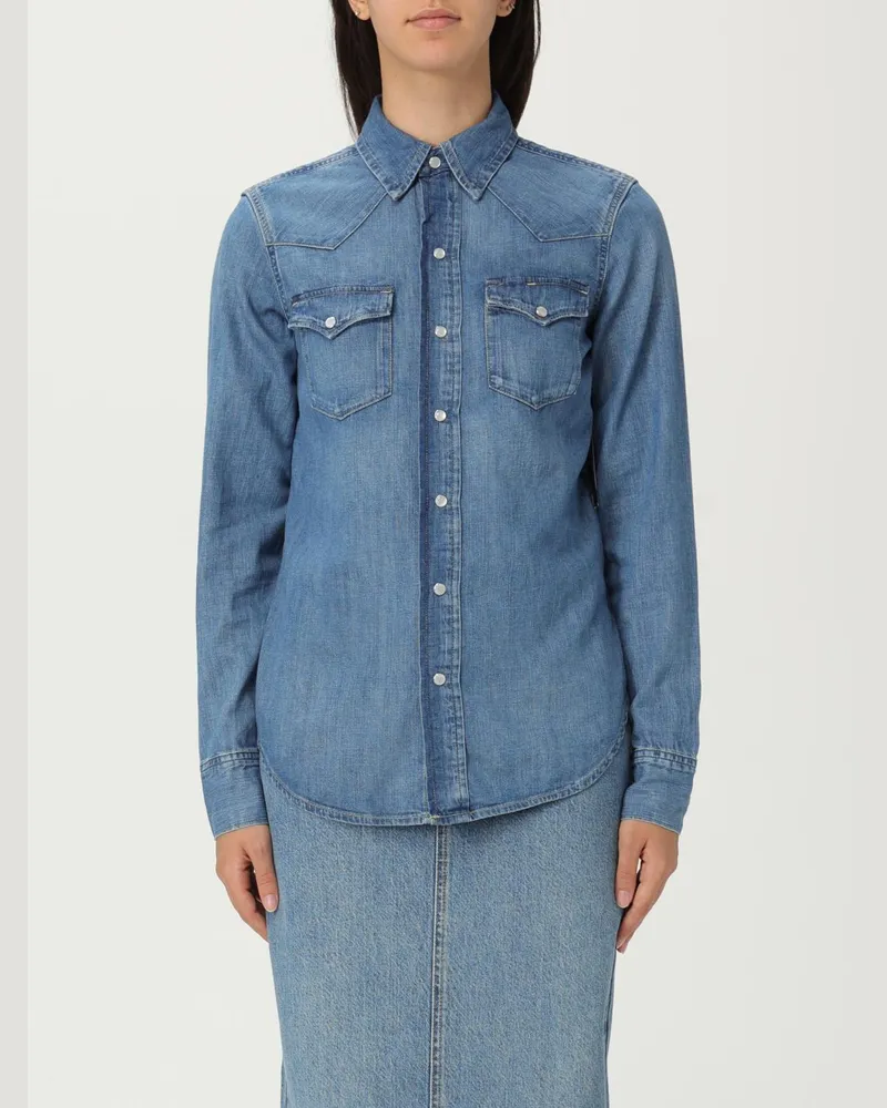 Ralph Lauren Hemdbluse damen Blau