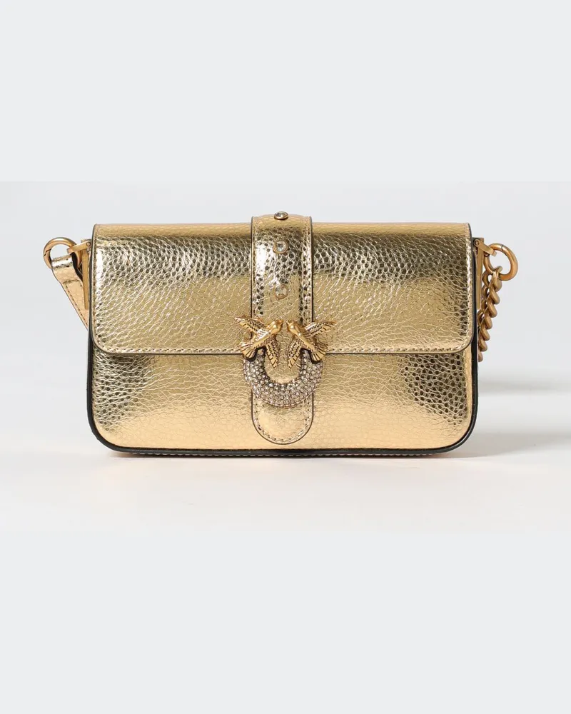 Pinko Schultertasche damen Gold