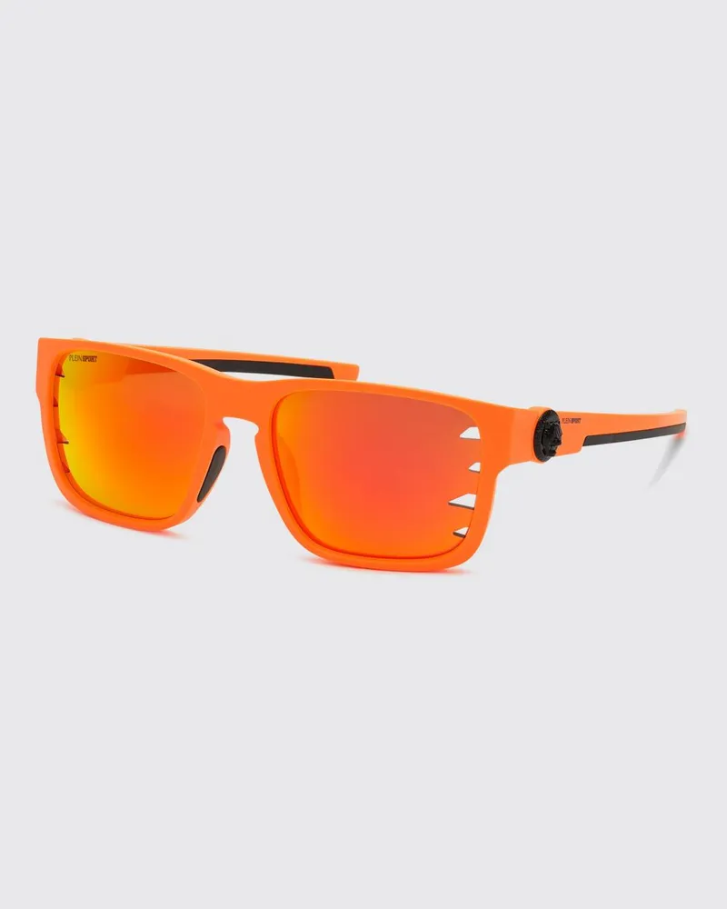 Philipp Plein Sonnenbrille Gaze aus Acetat Orange