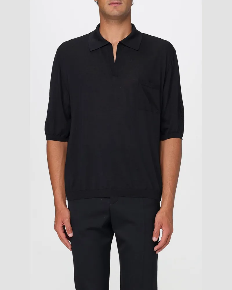 Saint Laurent Polo herren Schwarz