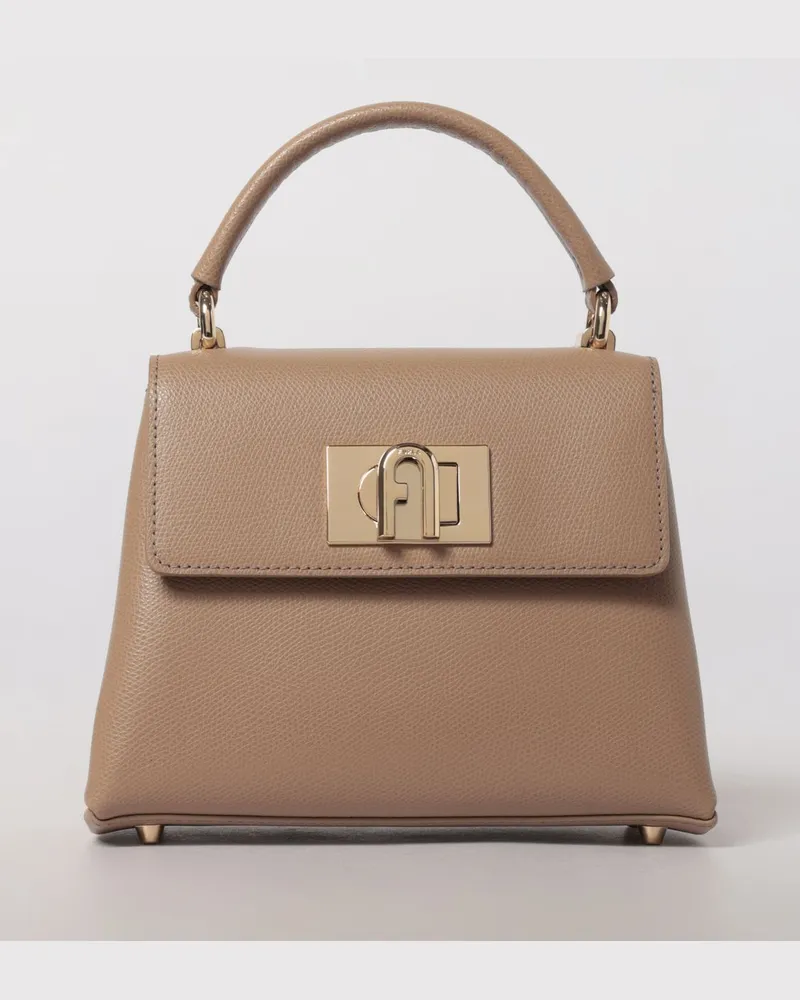 Furla Schultertasche damen Grau