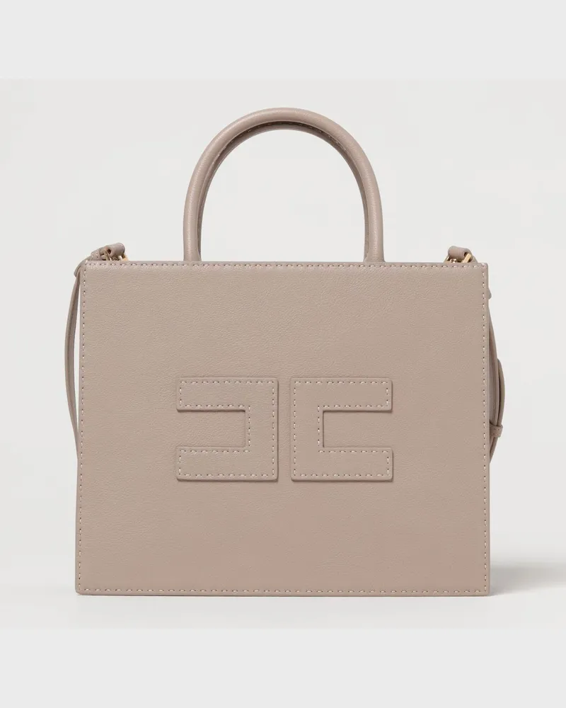 Elisabetta Franchi Schultertasche damen Puder