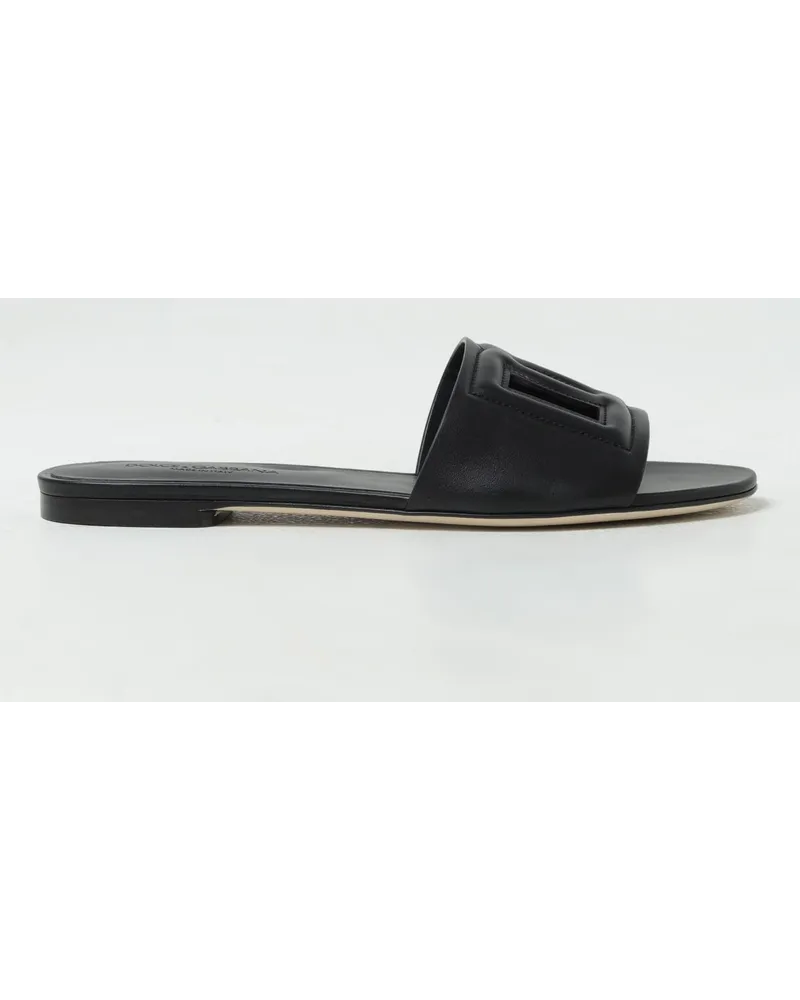 Dolce & Gabbana Flache sandalen damen Dolce & Gabbana Schwarz