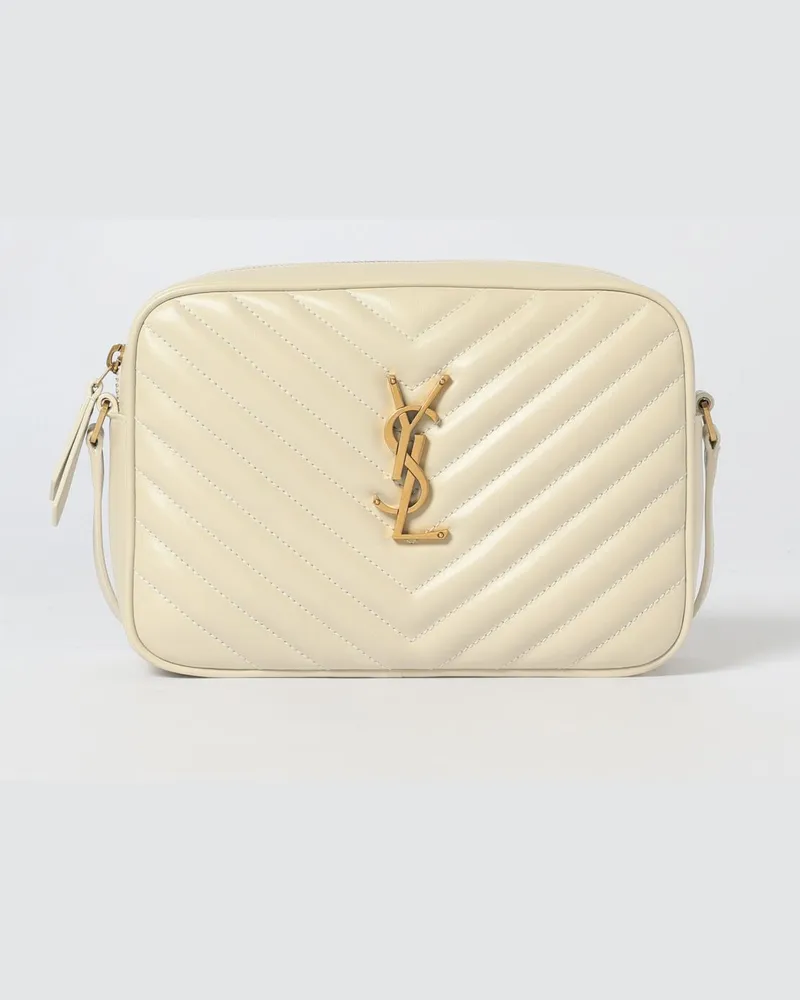 Saint Laurent Schultertasche damen Cream