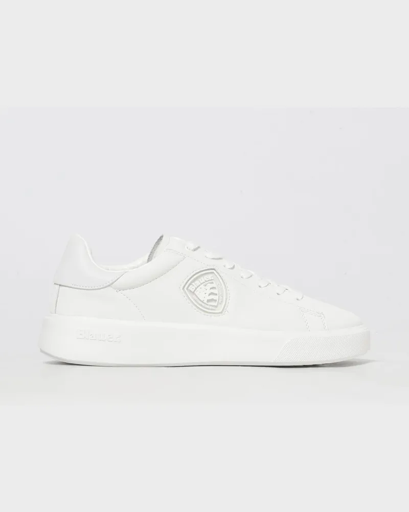 Blauer Sneakers herren Weiß