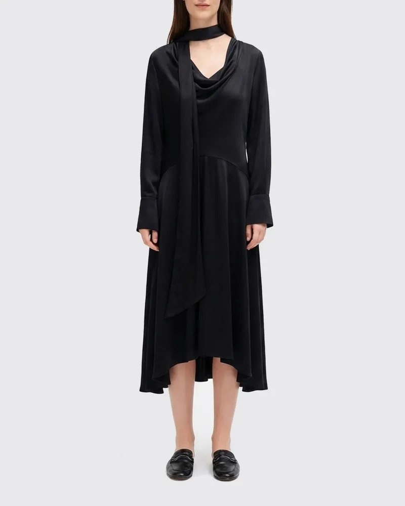 Ganni Kleid damen Schwarz