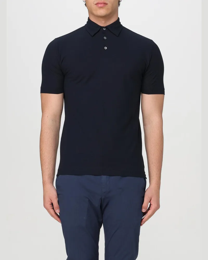 Zanone Polo herren Blau