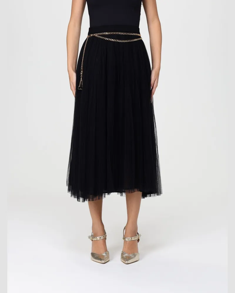 Elisabetta Franchi Rock damen Schwarz