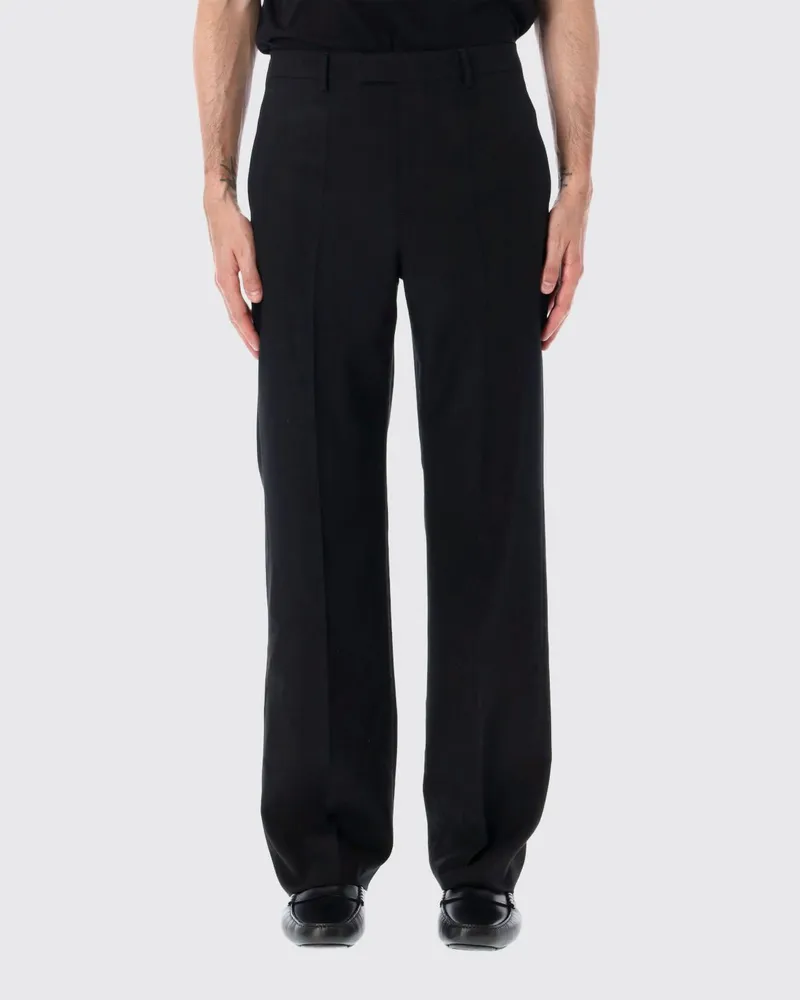 Valentino Garavani Slim Fit Maßhose von aus reiner Schurwolle Schwarz