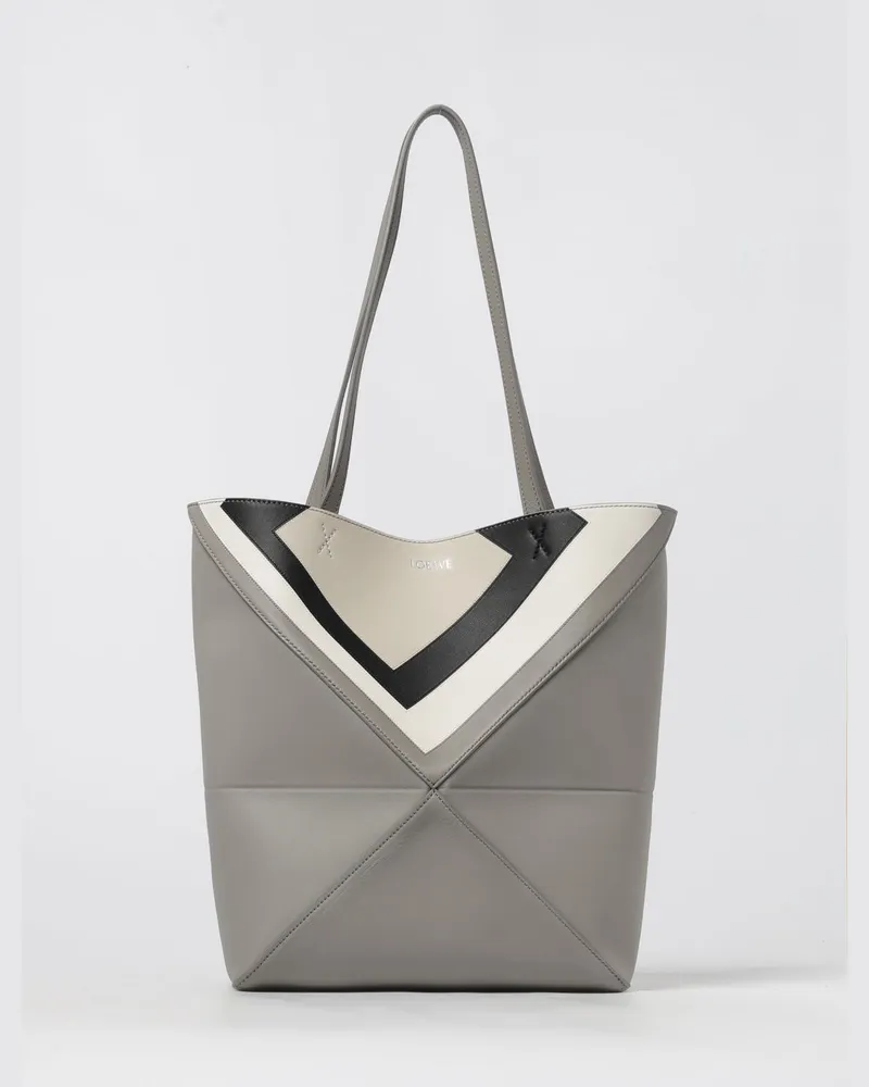 Loewe Schultertasche damen Grau