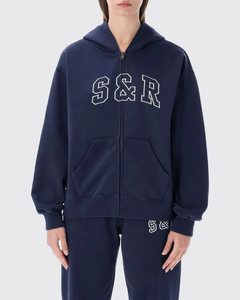 SPORTY & RICH Sweatshirt damen Sporty & Rich Blau