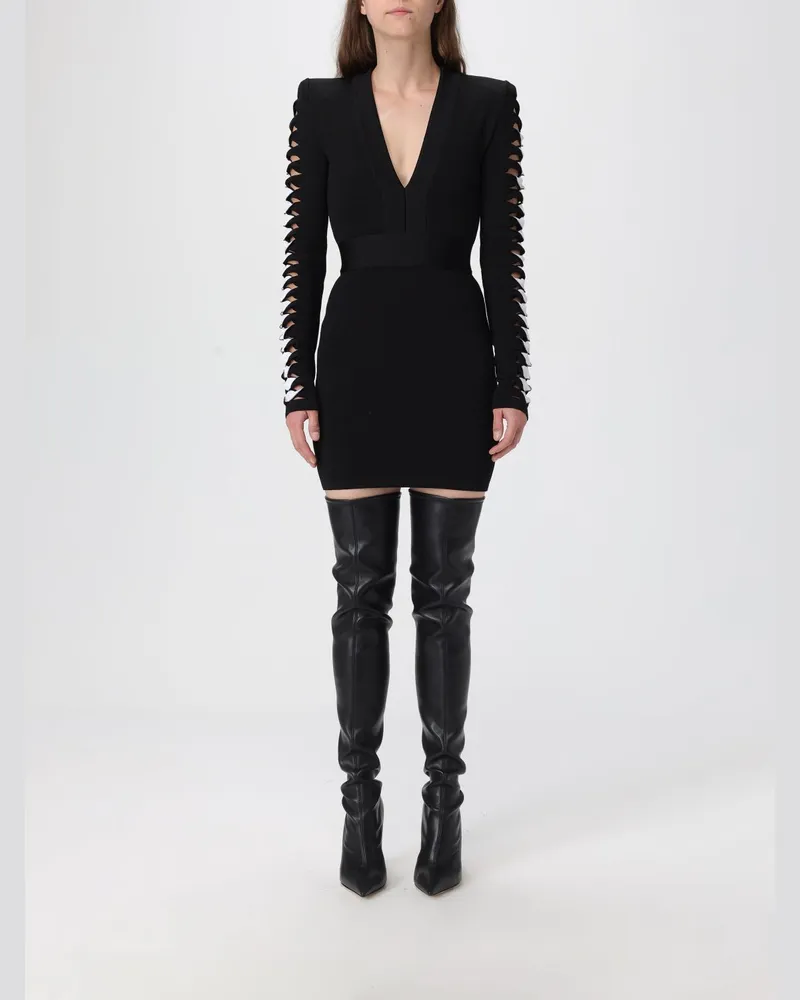 Balmain Kleider damen Schwarz