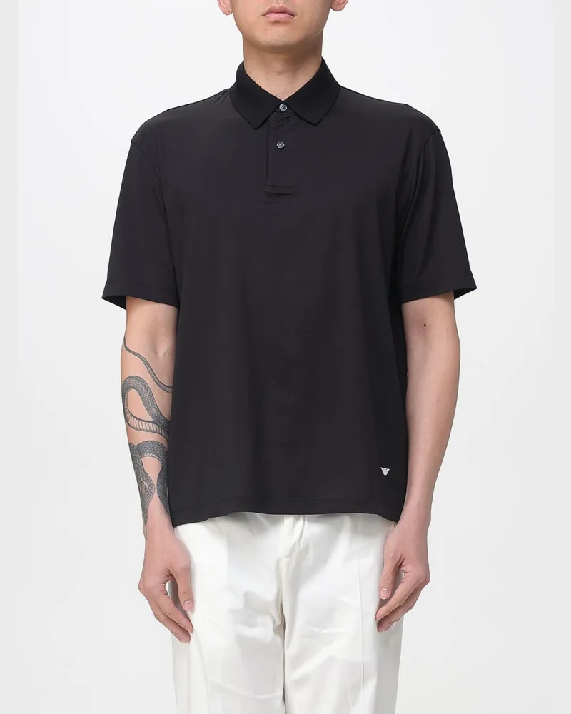 Emporio Armani Polo herren Schwarz