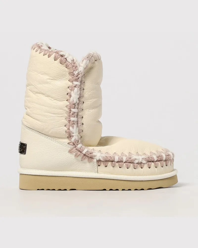 Mou Flache stiefeletten damen Weiß