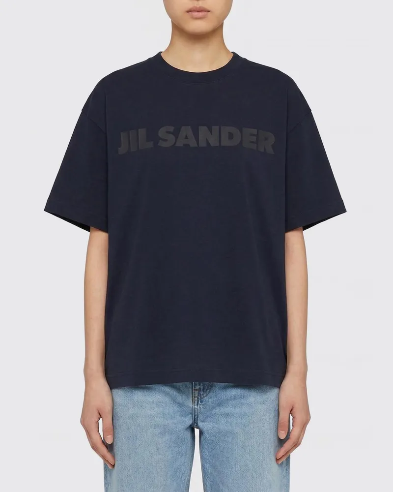 Jil Sander T-shirt damen Blau