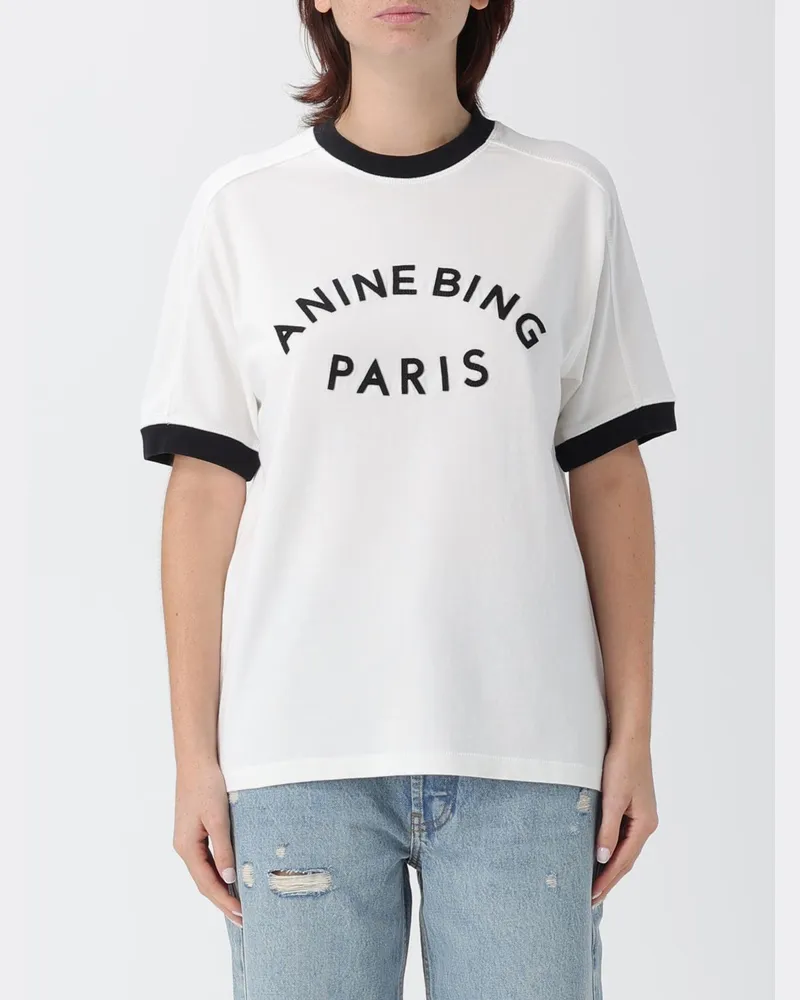 Anine Bing T-shirt damen Weiß