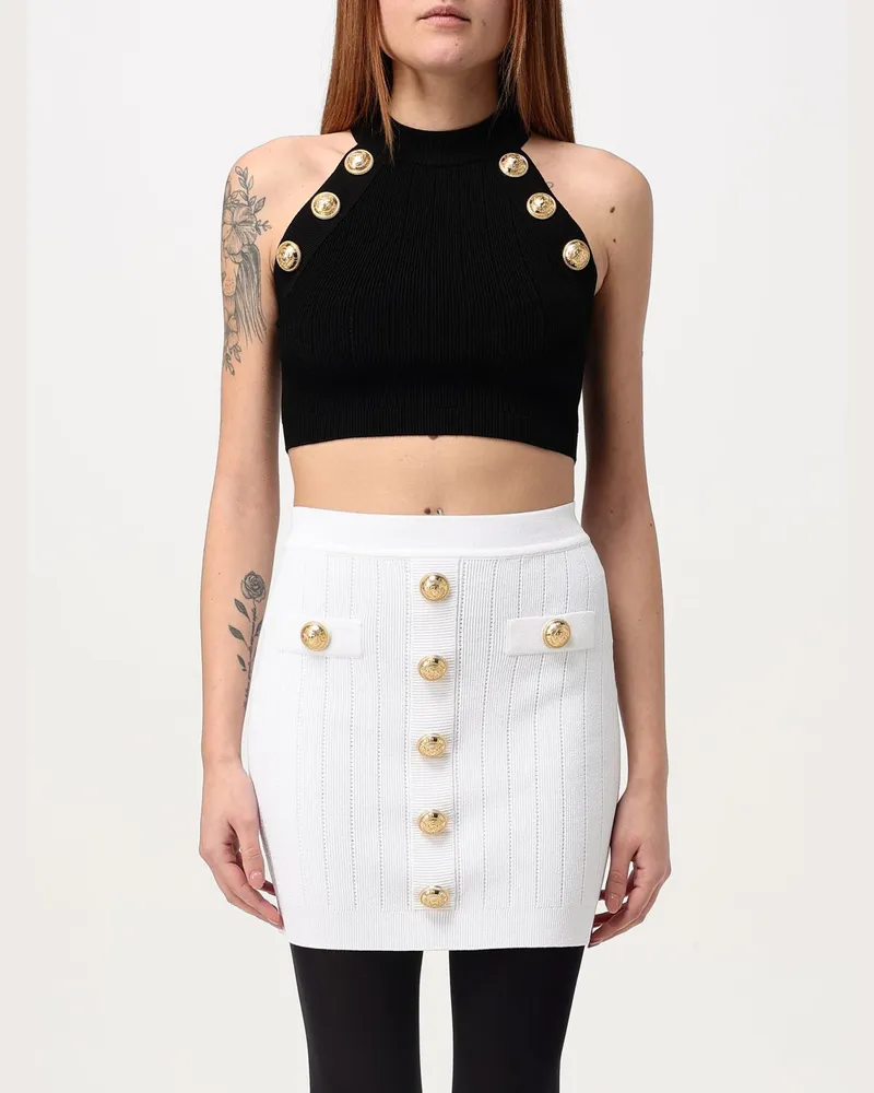 Balmain Top damen Schwarz
