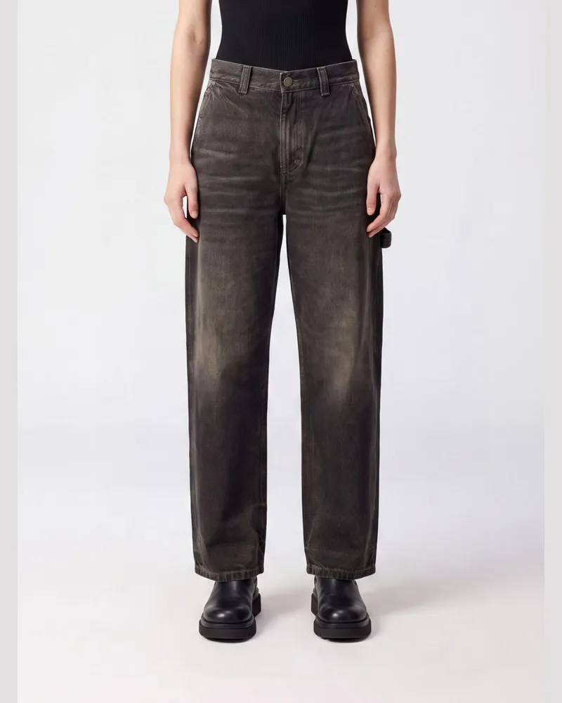 Haikure Boyfriend-Jeans Sibilla von aus Baumwolldenim mit mittlerer Leibhöhe Schwarz