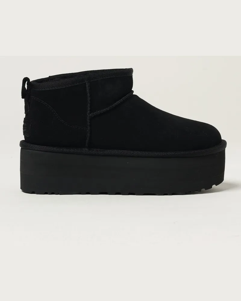 UGG Flache stiefeletten damen Schwarz