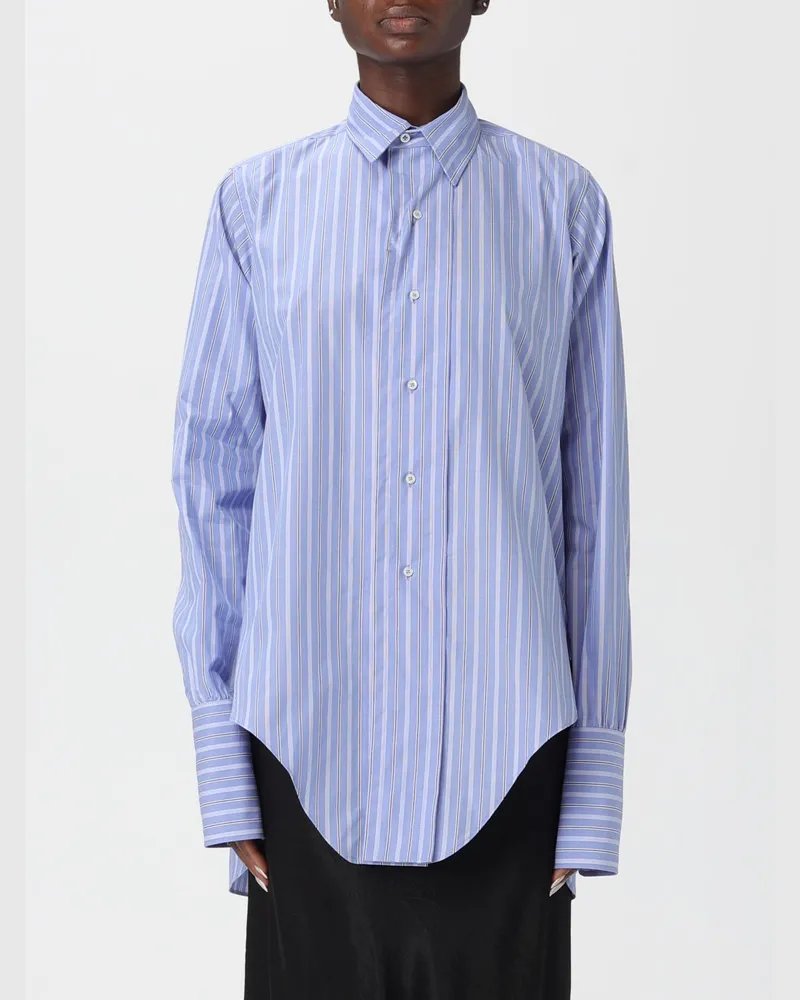 Maison Margiela Hemdbluse damen Blau