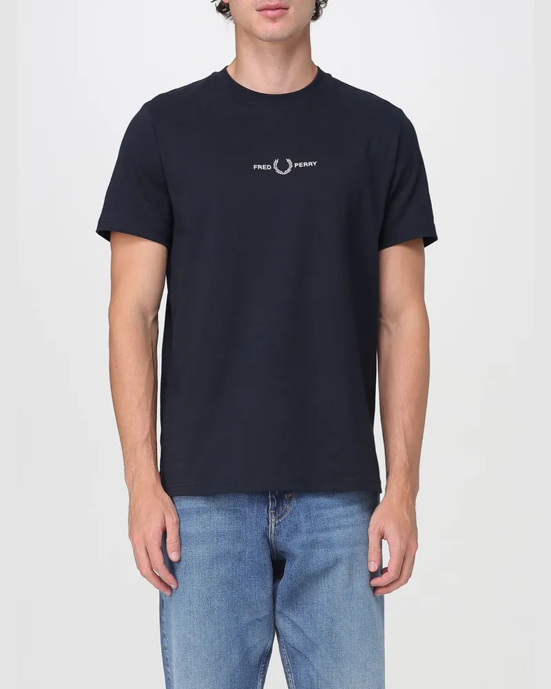 Fred Perry T-shirt herren Blau