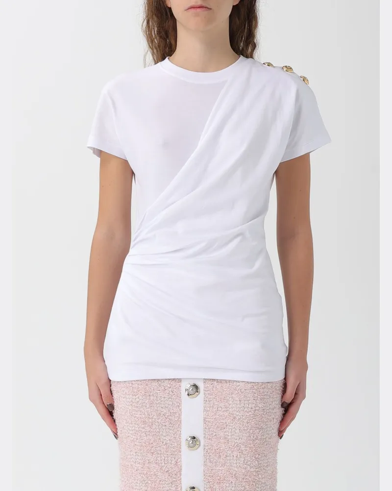 Balmain T-shirt damen Weiß