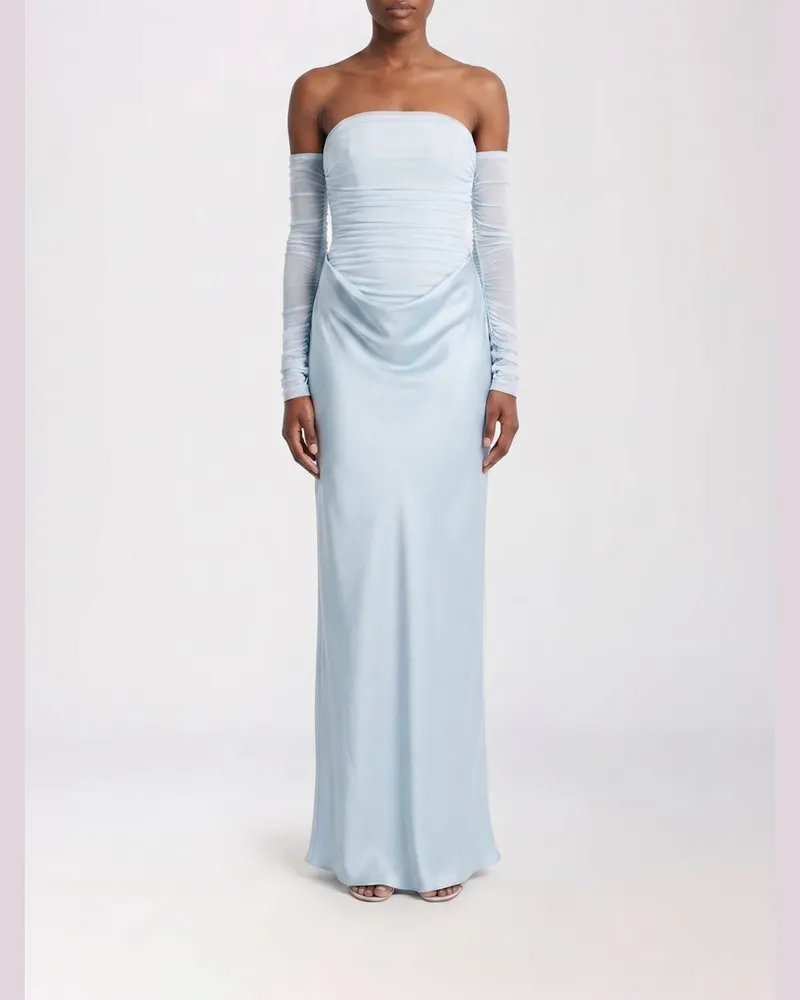 ROTATE Birger Christensen Kleid damen Hellblau