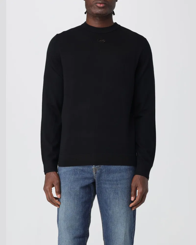Diesel Pullover herren Schwarz