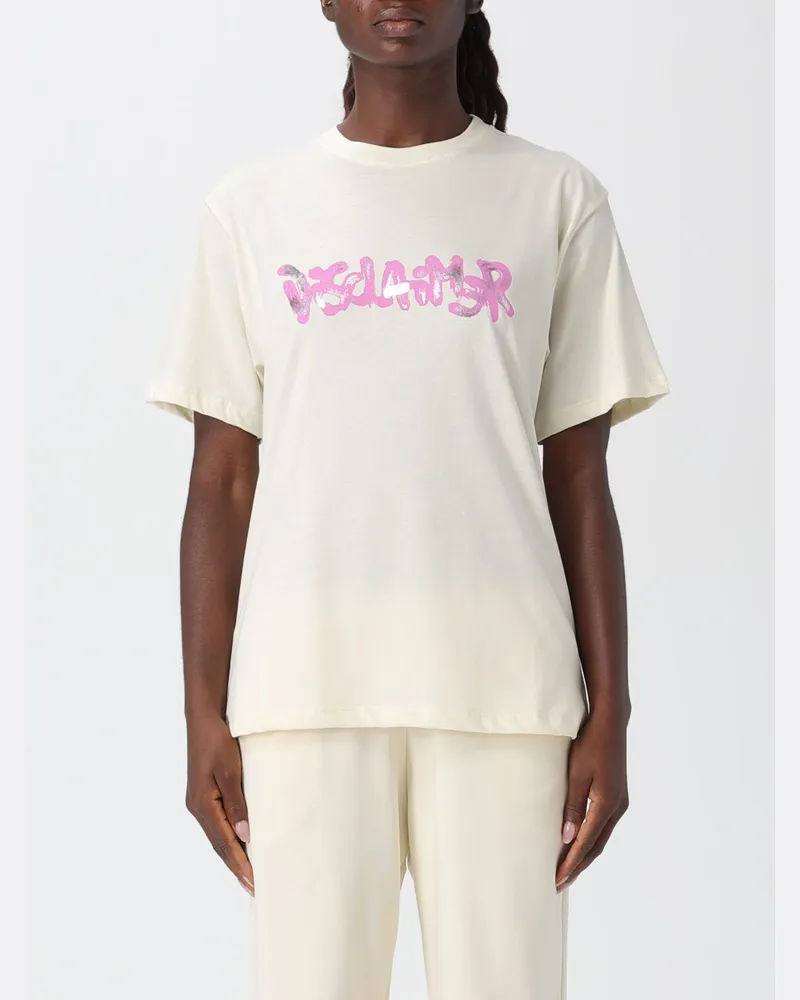 DISCLAIMER T-shirt damen Milch