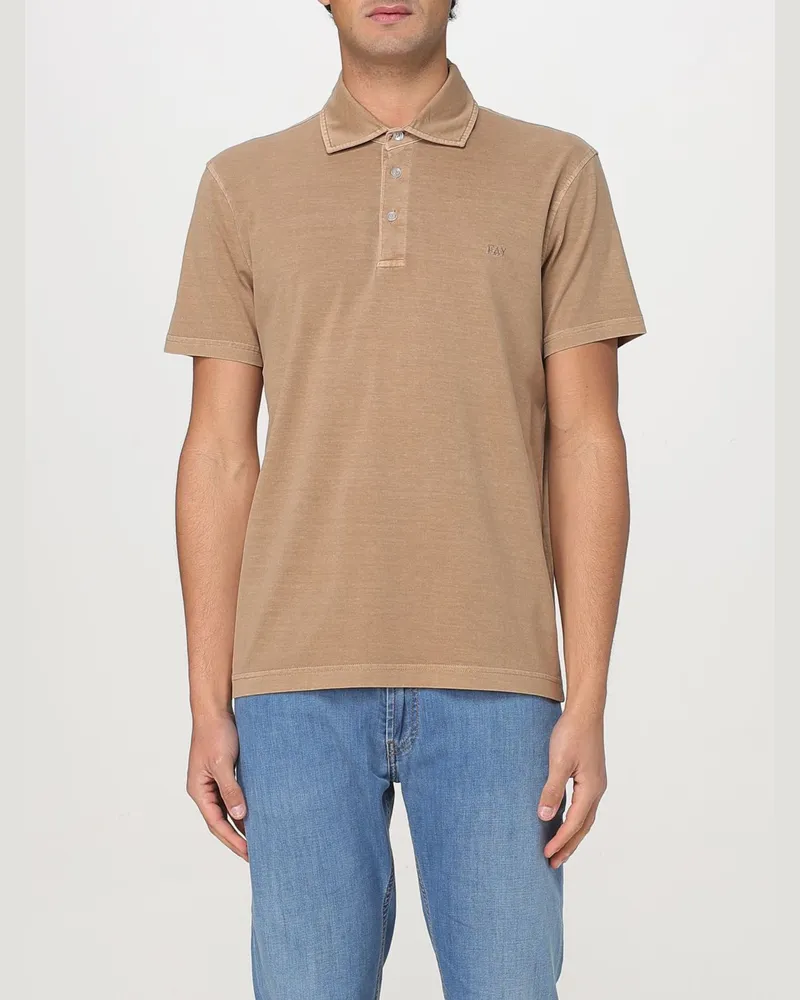 Fay Polo herren Beige