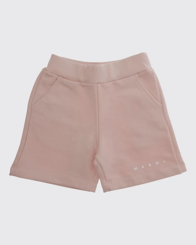 Marni Baumwoll-Jogging-Shorts Pink