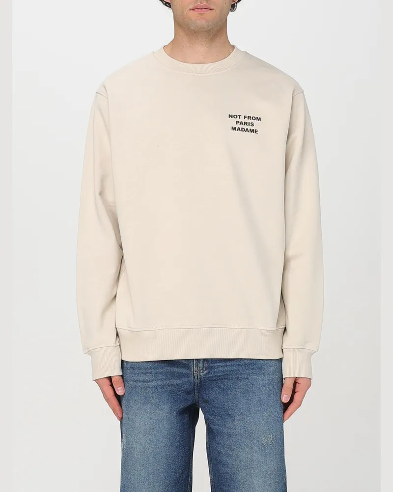 Drôle de Monsieur Sweatshirt herren Drole De Monsieur Beige