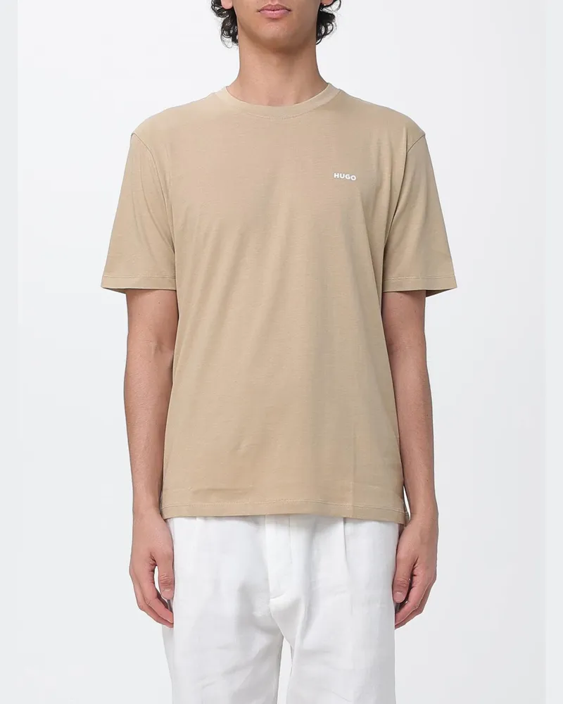 HUGO BOSS Baumwolljersey T-Shirt Beige