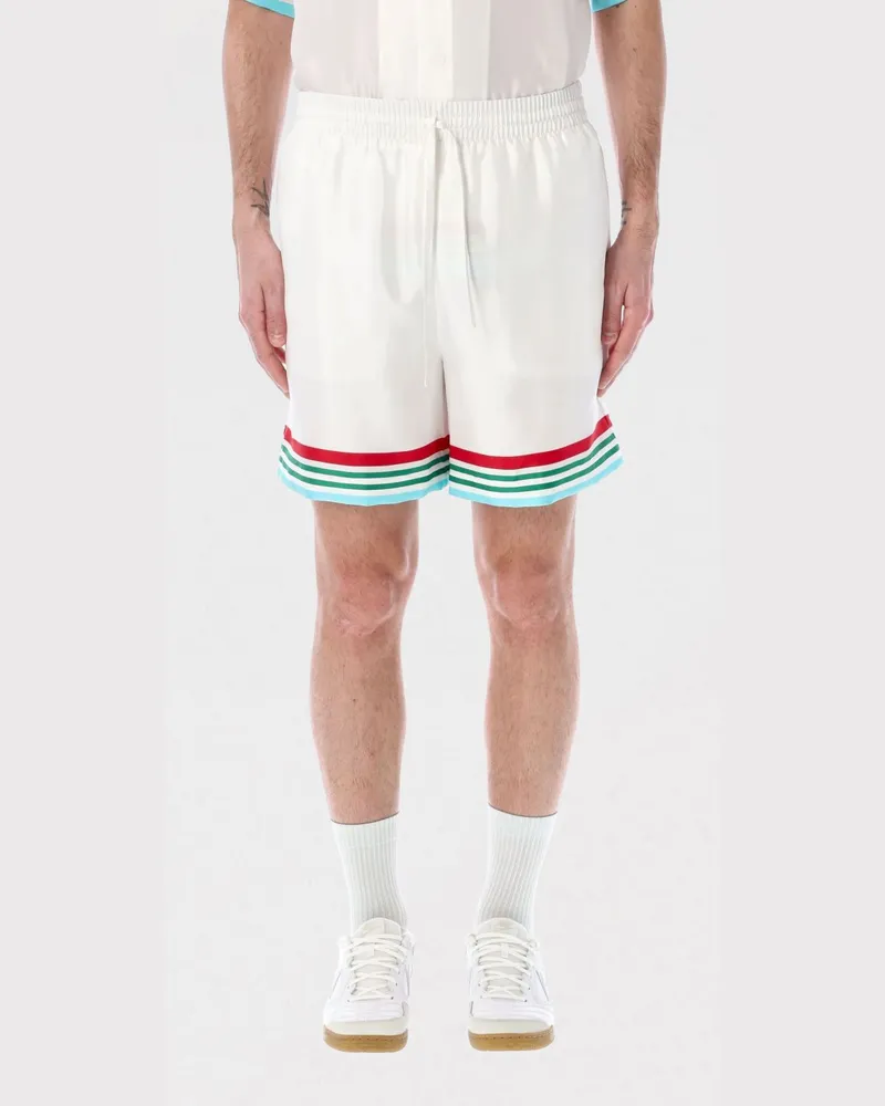 Casablanca Paris Shorts herren Weiss