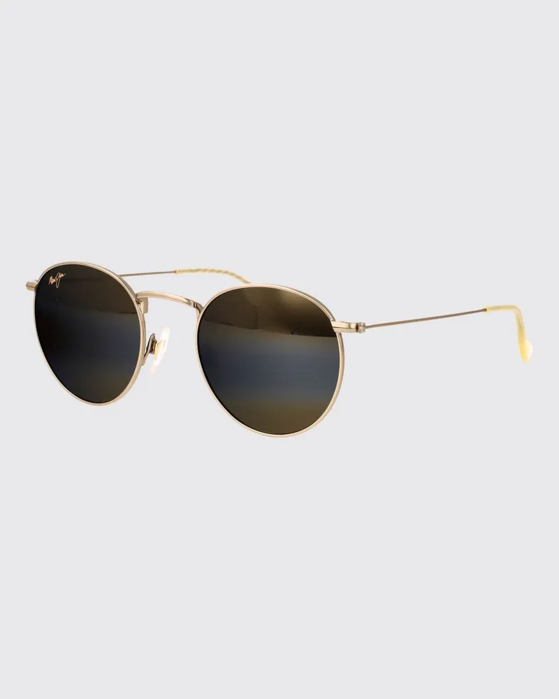 Maui Jim Sonnenbrille aus Metall Gold