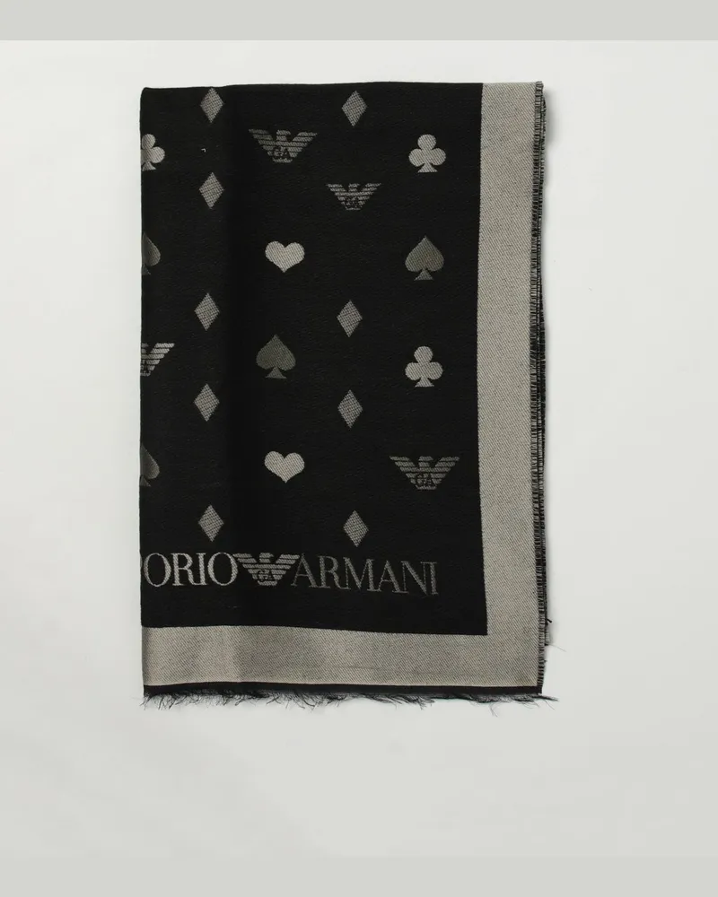 Emporio Armani Seidentuch damen Schwarz