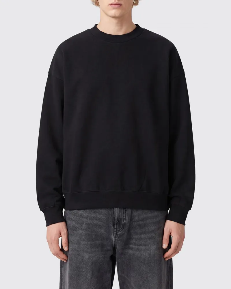 Fear of God Sweatshirt mit Rundhalsausschnitt aus Baumwollmischung mit Slogan-Print Schwarz