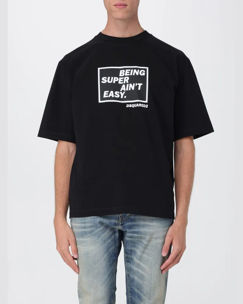 Dsquared2 T-shirt herren Schwarz