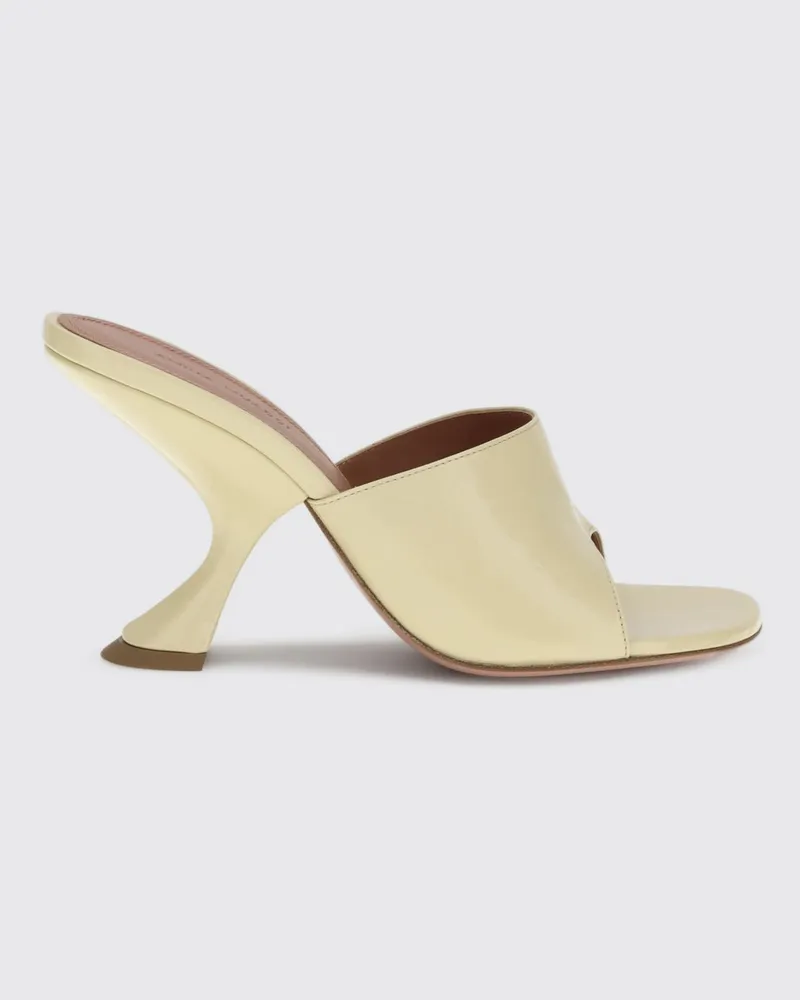 Amina Muaddi Schuhe damen Sand