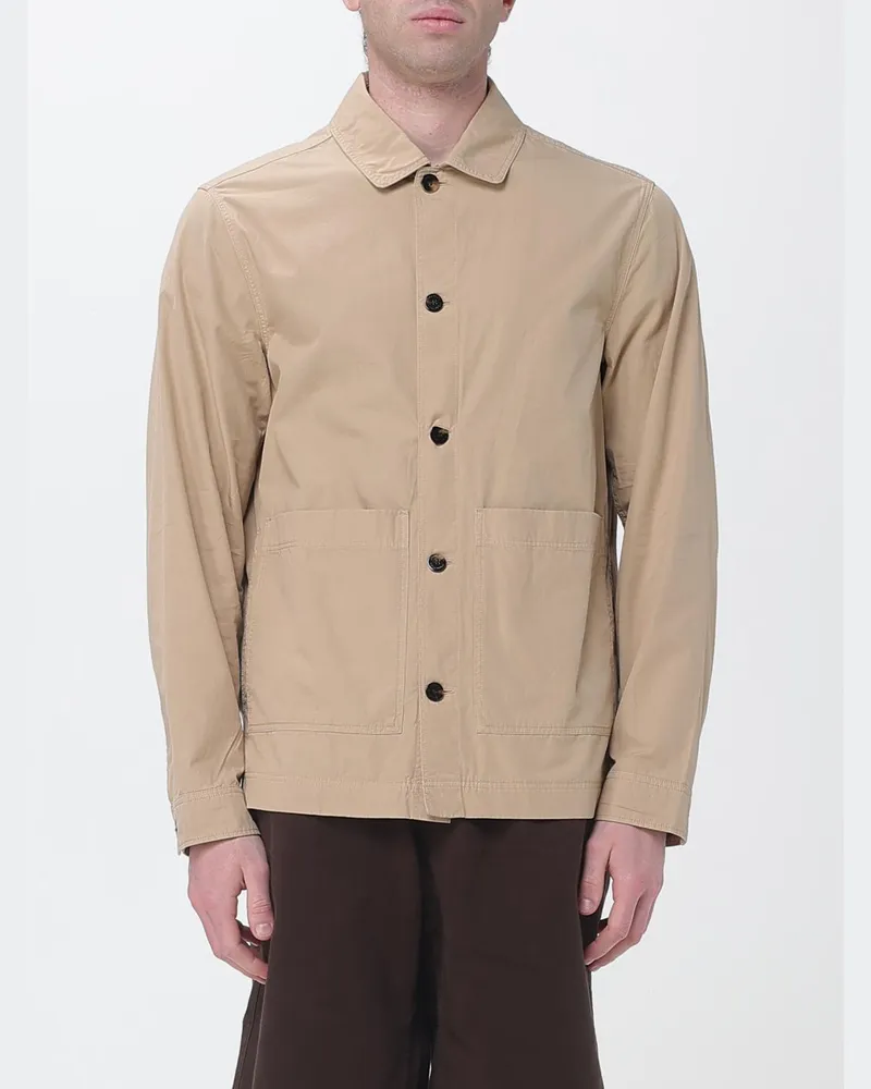 Woolrich Baumwoll-Hemdjacke Beige