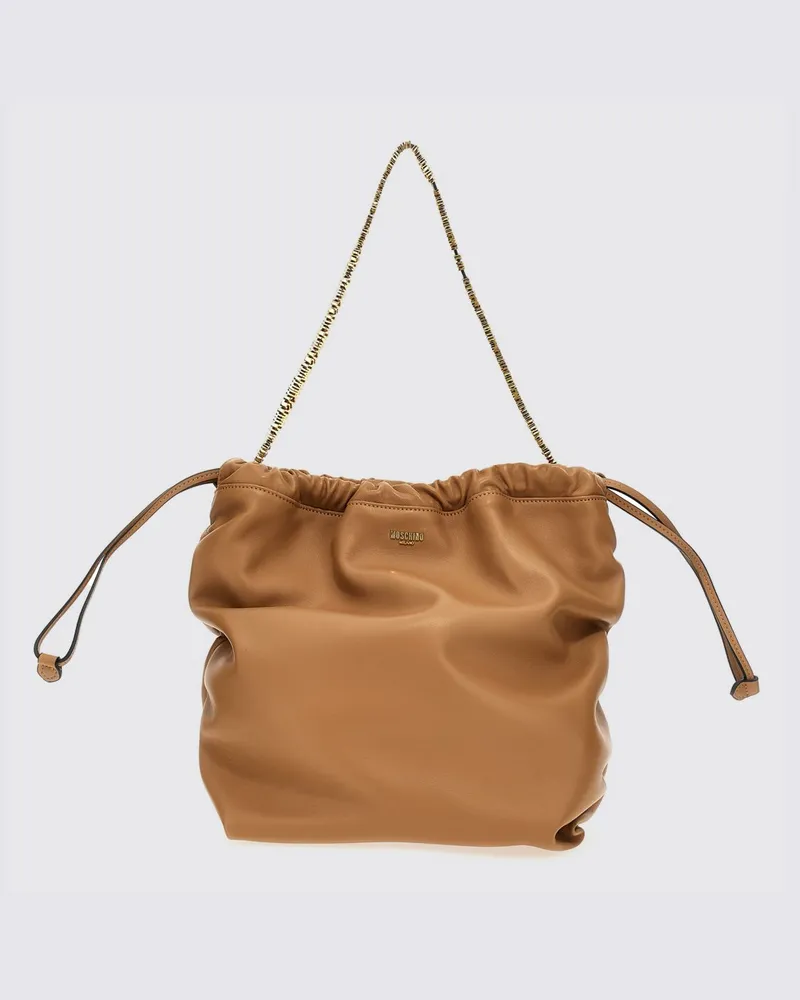 Moschino Schultertasche damen Braun