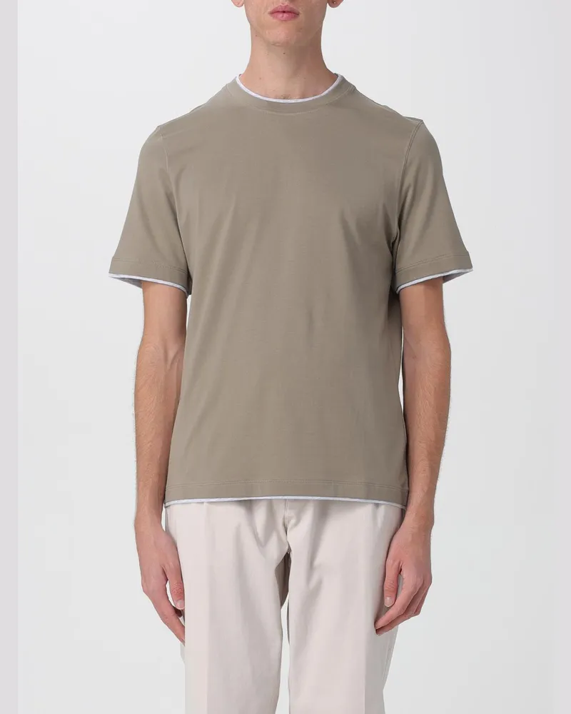Brunello Cucinelli T-shirt herren Grün