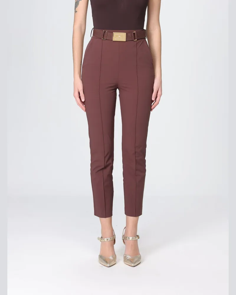 Elisabetta Franchi Hose damen Braun