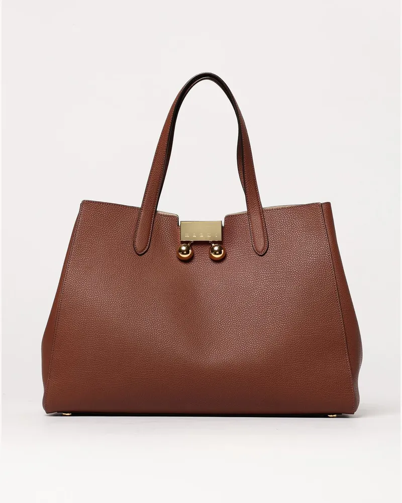Marni Schultertasche damen Cherry