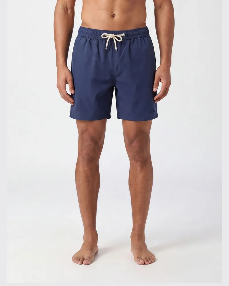 MC2 Saint Barth Kurze Badeshorts mit elastischem Kordelzugbund Hellblau