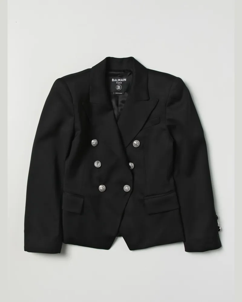 Balmain Jacke kinder  Kids Schwarz